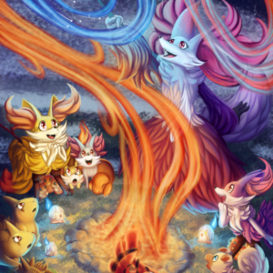 Fireside Magic 11x17 Print