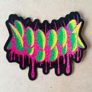 Drool Teeth Vinyl Sticker