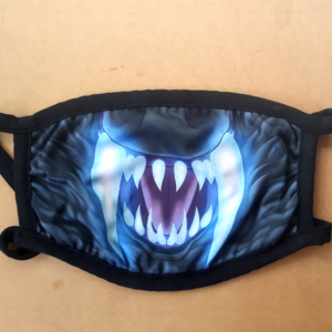 Blue Fangs Cloth Face Mask