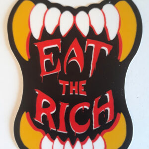 Eat the Rich Vinyl Sticker