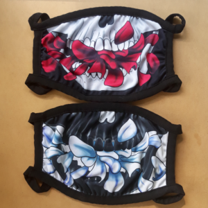 Hanahaki Skeleton Cloth Face Masks