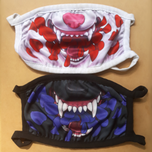 Hanahaki Wolf Cloth Face Masks
