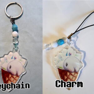Snomcone 1.5" Acrylic Charm