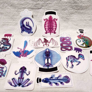 Diaphonized Wet Specimen Stickers