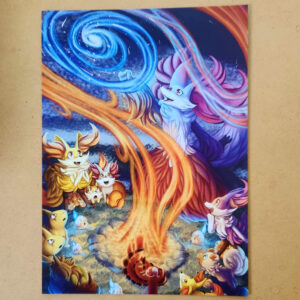 Fireside Magic 5x7 Mini Print