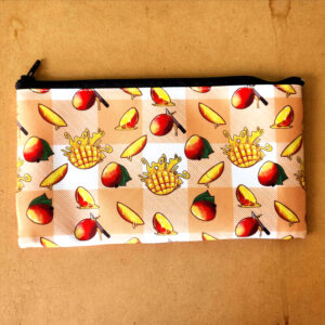 Mango Canvas Zipper Pouch