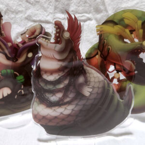 King Salmonid Acrylic Standees