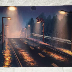 Perched Urban Fantasy 8.5x11 Print