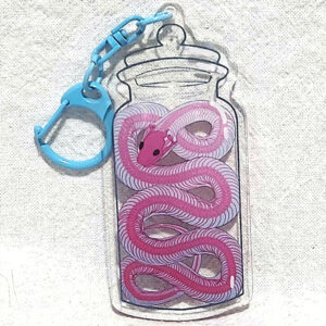 Diaphonized Snake 3" Arcylic Charm