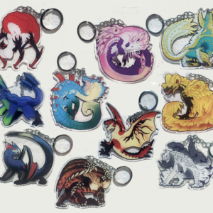 Monster Hunter 3" Acrylic Charms