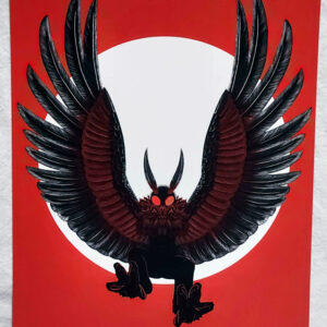 Mothman 8.5x11 Print