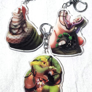 King Salmonid 3" Acrylic Charms