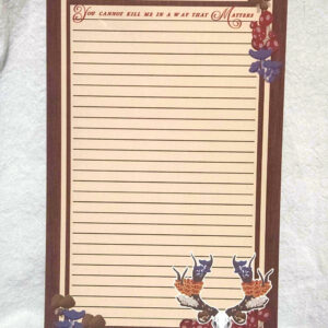 *NEW* You Cannot Kill Me 5.5x8.5 Notepad
