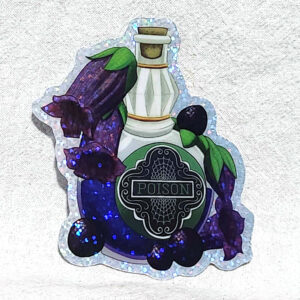 *NEW* Deadly Nightshade Poison Vinyl Sticker